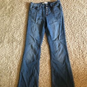 Kancan jeans, light wash bootcut